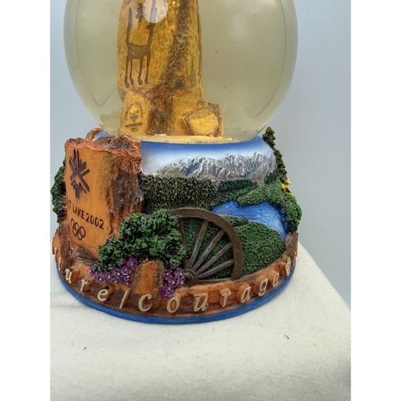 Salt Lake City 2002 Olympic Winter Games Snow Globe Rare Vintage Southwestern - Picture 6 of 9